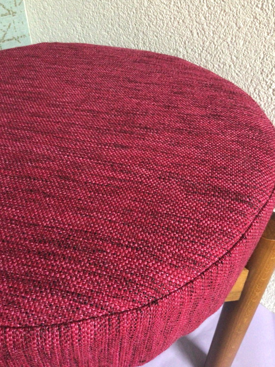 Image 1 of Vintage Mid Century hocker Denemarken 