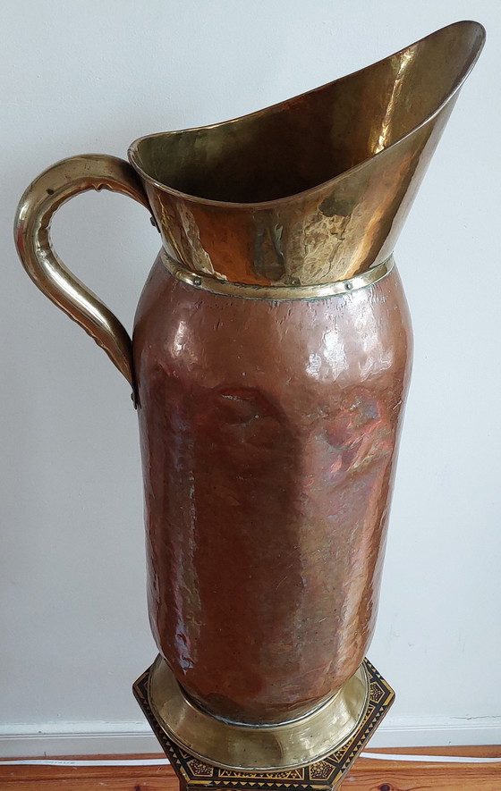 Image 1 of Late 19th to early 20th century Large Antique French Pitcher