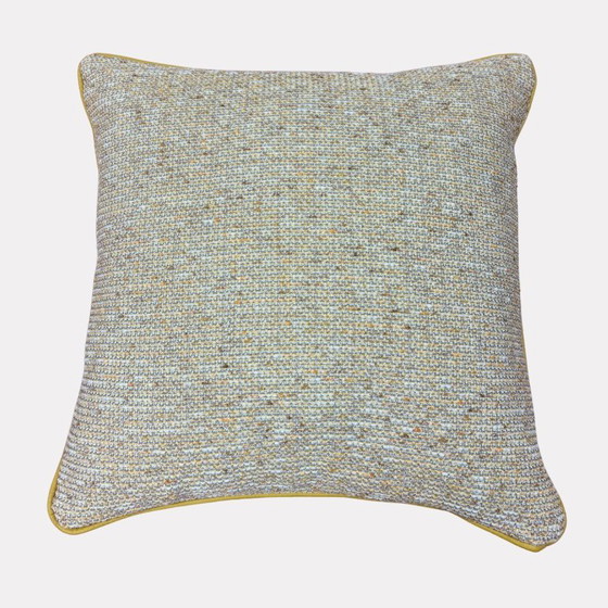 Pouf unico con vassoio e cuscino decorativo abbinato – Momentinja, Poggiapiedi e pouf, Textile (photo 4 of 6)