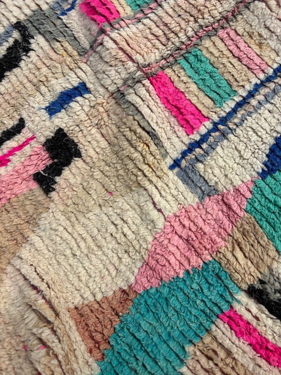 Image 1 of Handgewebter, farbenfroher Boujaad-Teppich, 200 x 300 cm, authentische marokkanische Berberwolle