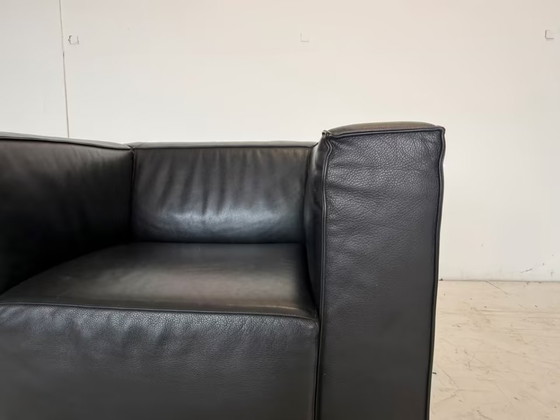 Cassina Blox Armchair Office Leather Reception Chair Design – Metal (photo 11 of 17)