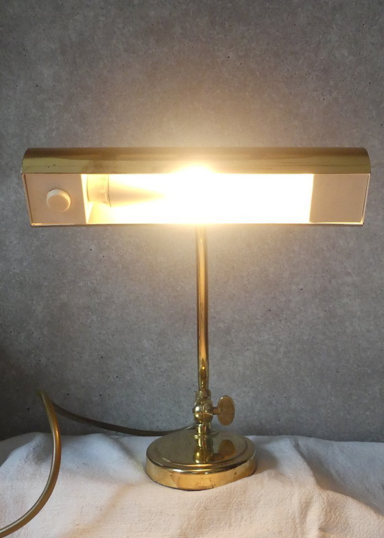Image 1 of Pianolamp Jahn Classic Brass jaren 50 UK1aeb