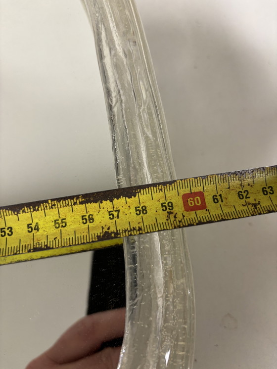 Image 1 of Iconische Hillebrand boogmodel ijsglas verlichte wandspiegel