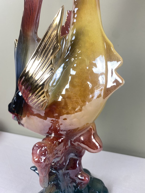 Image 1 of Large Vintage Fish Vase