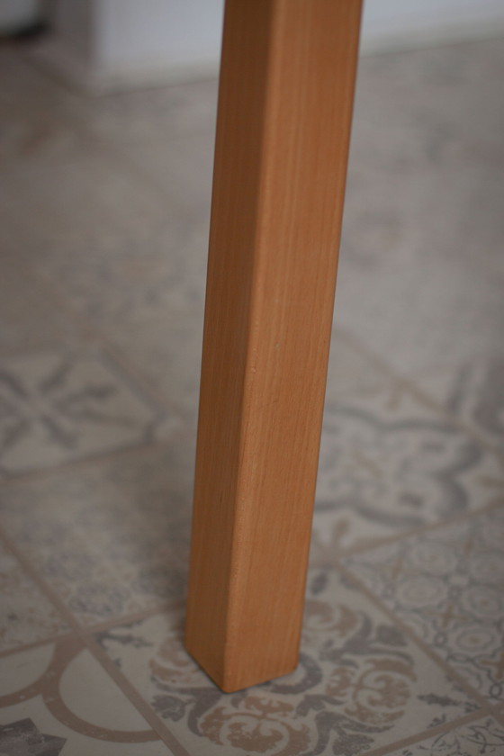 Image 1 of Table de salle à manger en hêtre de conception danoise fabriquée par "Brødrene Andersen", années 1960