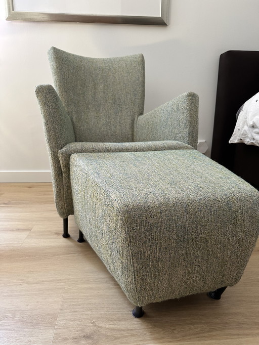 2x Montis Windy Fauteuil, 1 Hocker