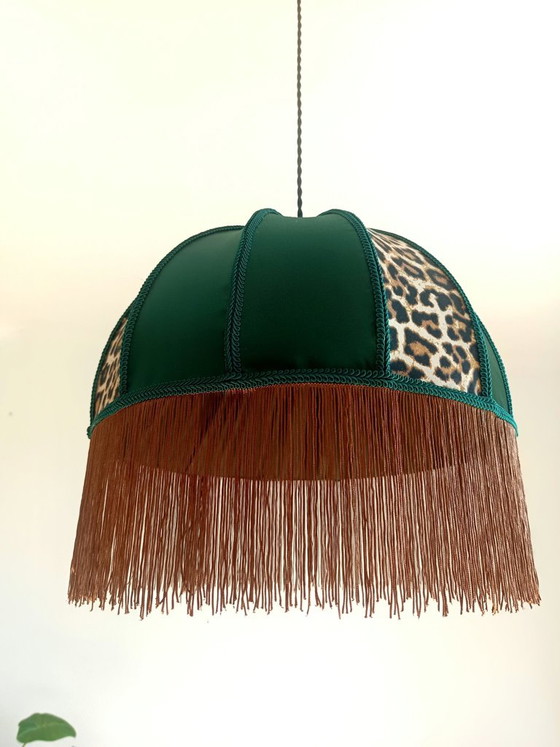 Lampada a Sospensione Leopardo e Frange – Lampade a sospensione, Silk, Textile (photo 8 of 12)