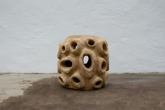 Image 1 of Oak Sculptural seat