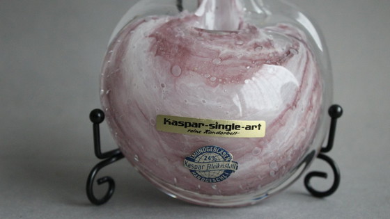 Image 1 of Mid-century wall vase made of mouth-blown glass, Kaspar Glas Studio