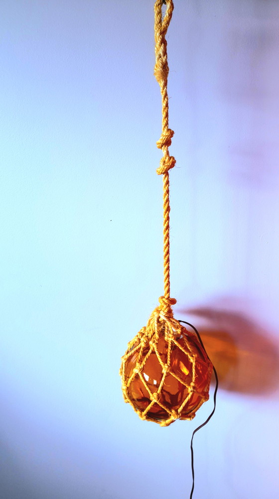 Image 1 of Lampe flotteur de filet de pêche, diamètre 20cm.