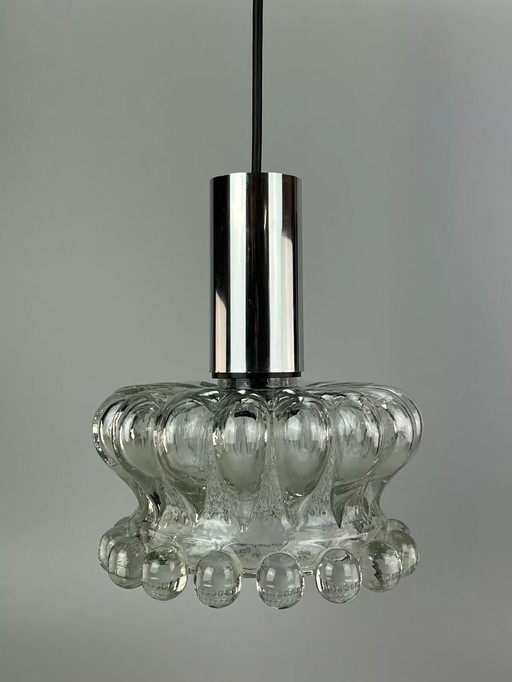 60s 70s ceiling lamp hanging lamp glass bubble Mid - Century Space Age Design