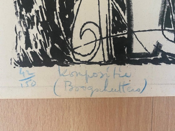 Marcel Notebaert - 8 dessins en noir et blanc de personnages et de scènes. – Peintures et dessins, Paper (photo 8 of 10)