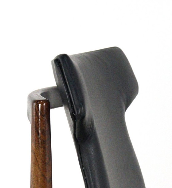 Image 1 of Set di 8 sedie Inger Klingenberg per Fristho Franeker rivestite vintage