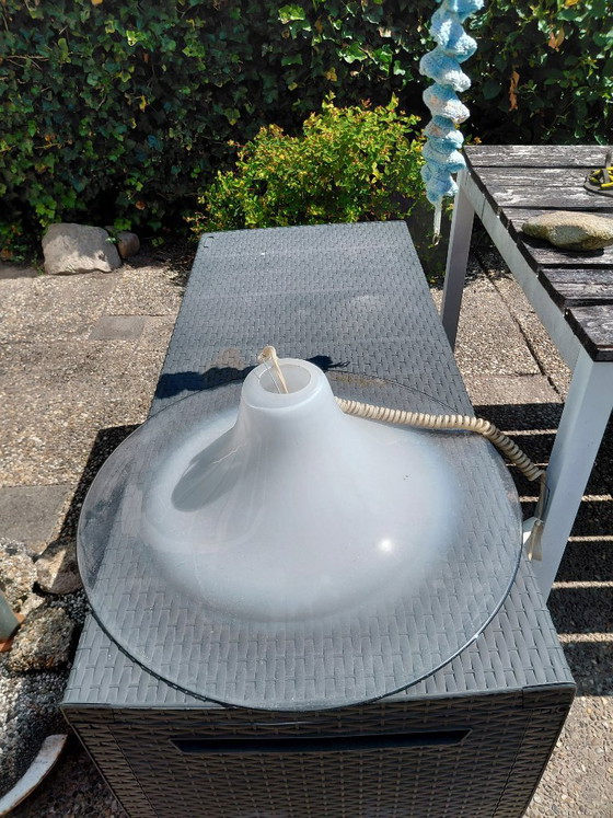 Vintage Pendant lamp Fog en Mørup Serni – Fog & Mørup, Glass (photo 5 of 5)