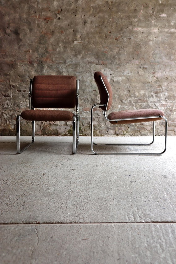 Image 1 of 2x Air France Waiting room chairs 