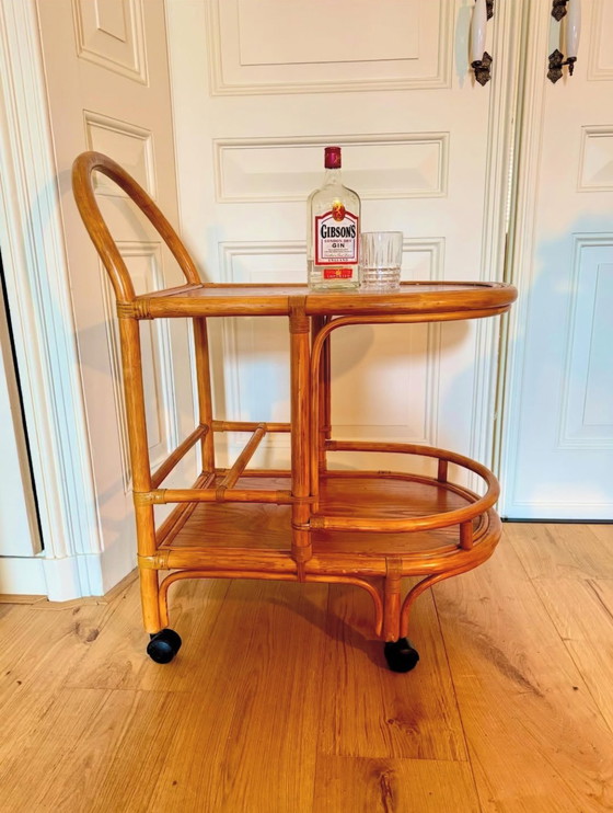 Image 1 of Carrello Tiki d'epoca