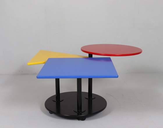 Image 1 of Salontafel in de stijl van Memphis Milano, jaren 1980