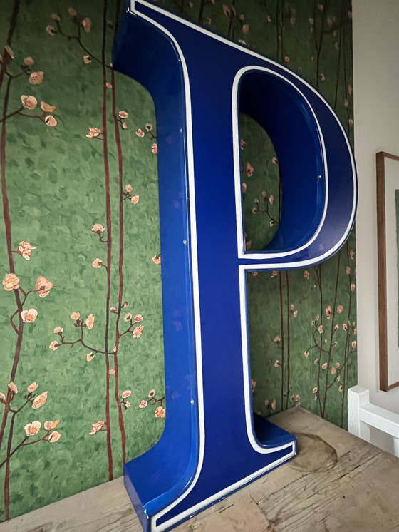 Image 1 of XL advertising letter P / facade advertising 95 cm