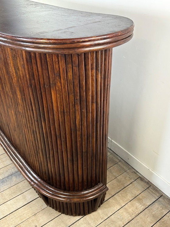 Image 1 of Vintage bamboo bar from the 1970s