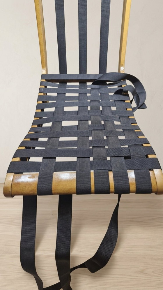 Par de sillones de madera tejida de mediados de siglo, década de 1950, Checoslovaquia, 68 × 90 × 100 cm (photo 7 of 14)