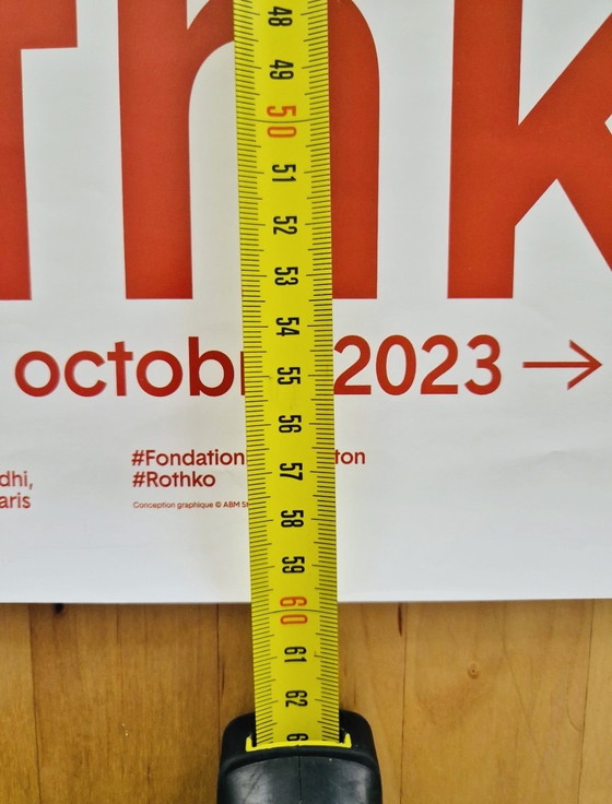 Image 1 of Mark rothko poster vuitton fondation Paris design serie 2