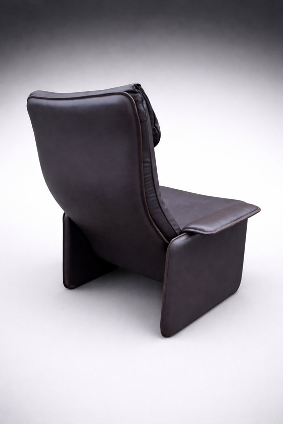 Image 1 of De Sede DS 61 poltrona reclinabile e pouf (modello grande)