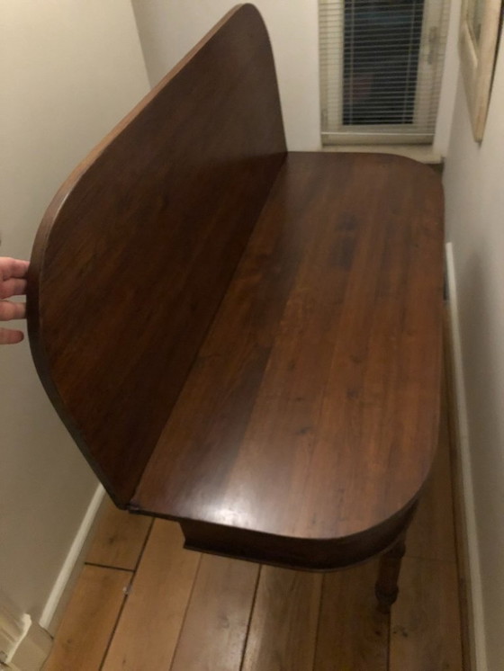 Image 1 of OAK SIDETABLE folding table - dining table WALL TABLE EICHHOLTZ