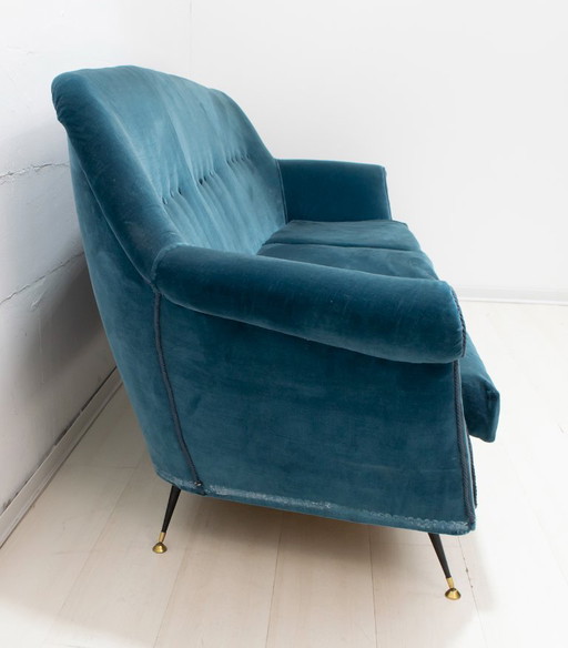 Gigi Radice Mid-Century Modern Italian Sofa for Minotti, 1950s