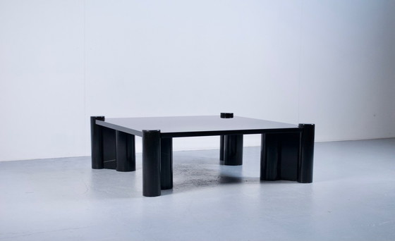 Image 1 of MESA DE CENTRO DE MÁRMOL JUMBO GAE AULENTI Años 60 FABRICANTE INTERNACIONAL KNOLL