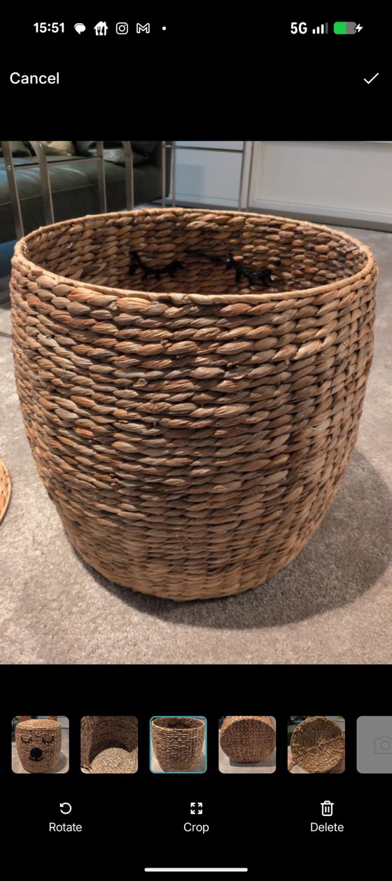 Cesto Bloomingville – Decorazione, Tessile, Vimini (photo 6 of 6)