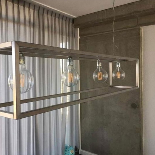 Ztal Rimini Rvs 4 Licht Hanglamp