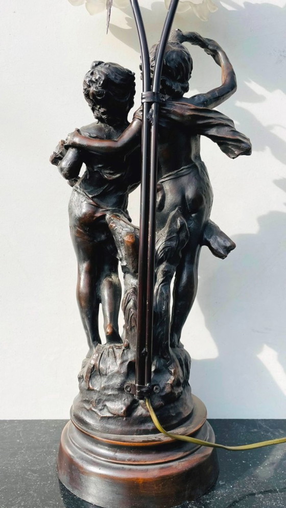 Image 1 of Lampada in stile Art Nouveau del 1900 secondo Auguste Moreau