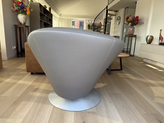 Image 1 of Leolux Parabolica design fauteuil | Wapiti leer | Factuur aanwezig | 2020