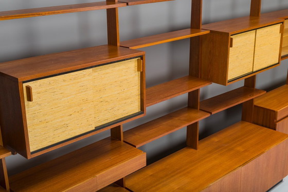 Image 1 of Mid-Century plankensysteem door Dieter Wäckerlin voor Behr, 1955