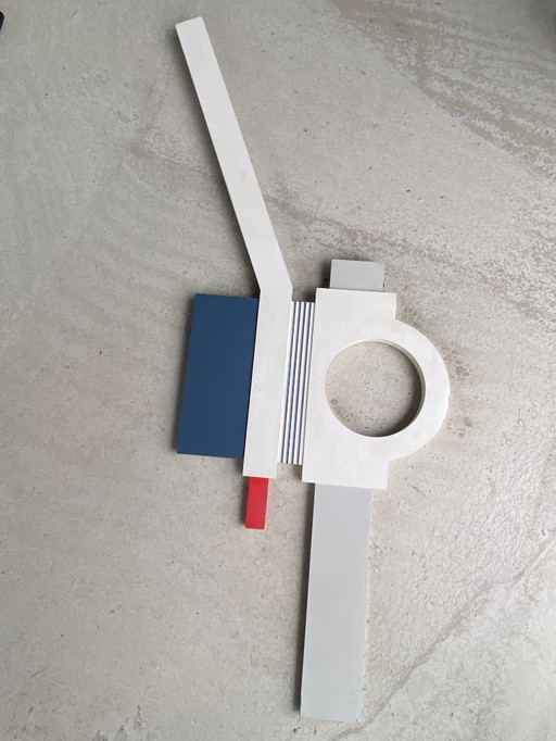 Scultura murale di François Decq, composizione astratta, 89