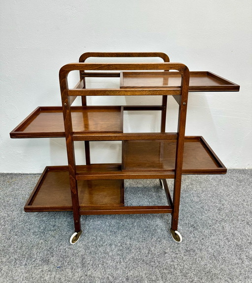 Vintage Bar Cart Thonet Style Bentwood 1930s