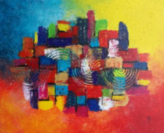 Image 1 of Einzigartige Gemälde – Handgefertigt – Künstler 2Luss'Art – von 60 bis 250 Euro