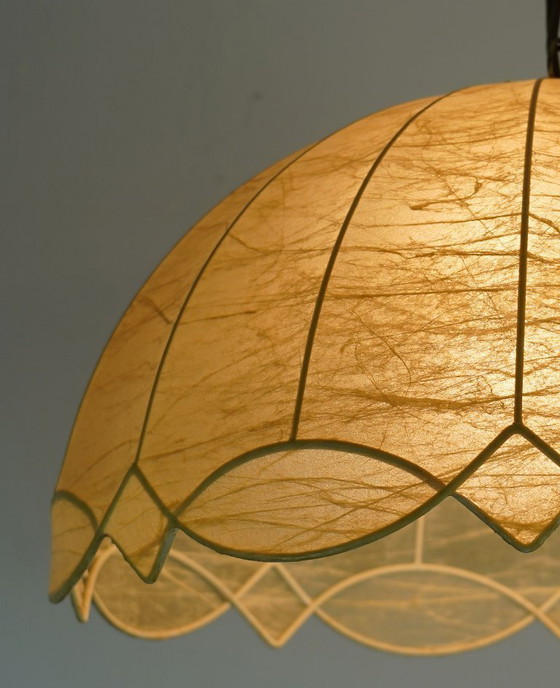 Image 1 of Très belle suspension cocon moderne du milieu du siècle, années 1970