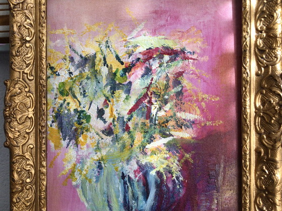Image 1 of Oil painting in an antique frame