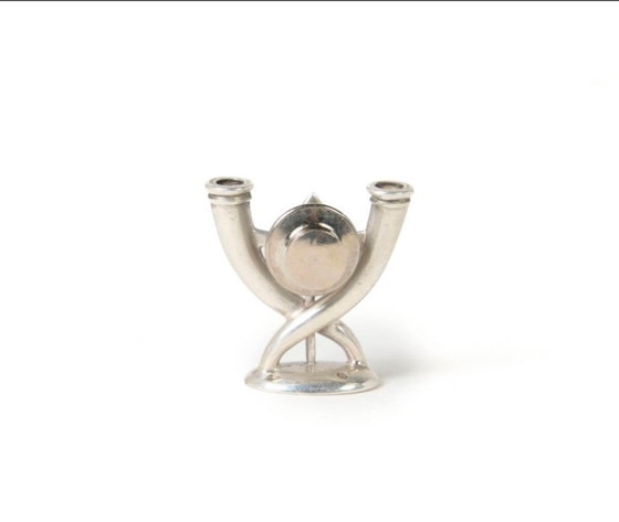 Image 1 of Brooch/Pin – Gio Ponti for Christofle – Sterling Silver – 1950s