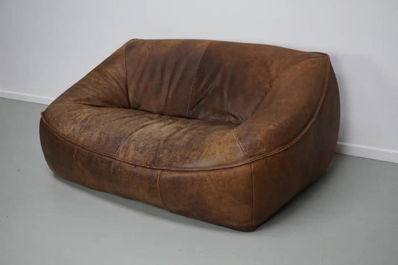 Image 1 of Divano Gerard van den Berg Ringo in pelle vintage, anni '70