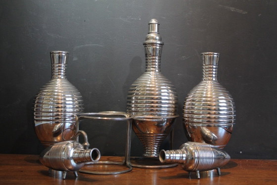 Image 1 of Italian Calegaro Art Deco Decanter set