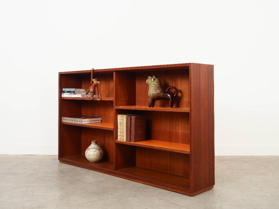Image 1 of Teakhouten boekenkast, Duits ontwerp, jaren 70, vervaardigd door RT Möbel