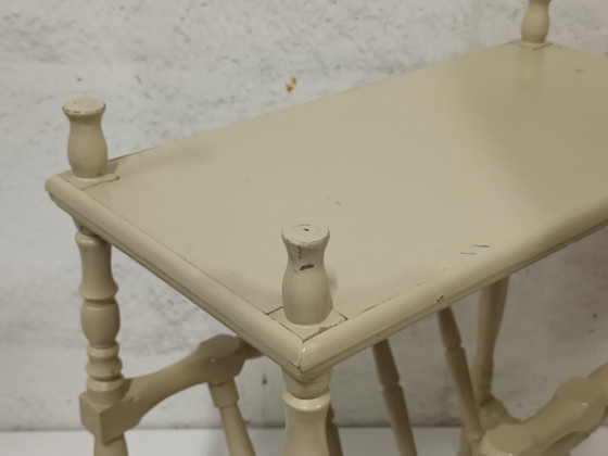 Vintage Wooden Side Table (photo 6 of 7)