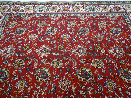 Image 1 of XL-Tabriz - 395 x 302 cm - Laine sur coton - Noué à la main
