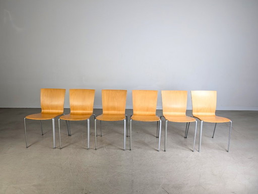 6er Set Original Vitra Taino Stuhl Stapelstuhl Konferenz Mwst
