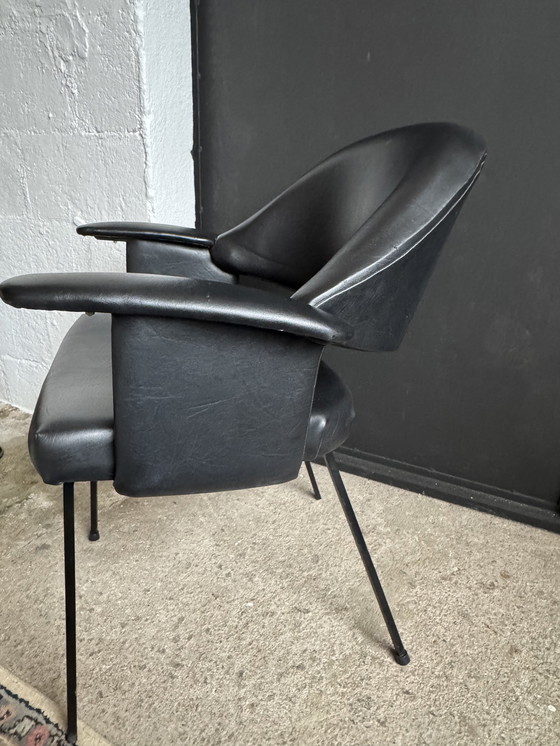 Image 1 of Black armchair from the 1950s