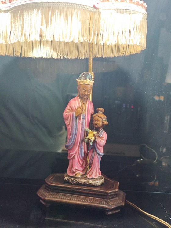 Image 1 of chinoiserie lamp