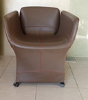 6 x Moroso Bloomy Ledersessel