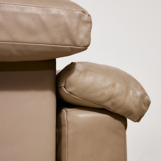 Image 1 of Conjunto de sofás de cuero Mk11355 «Modelo 4000» de Rolf Benz, juego de 4